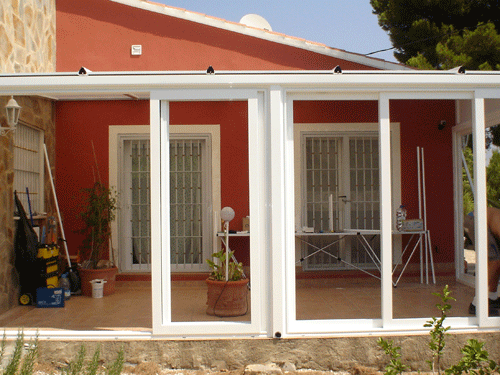 cerramientos de todo tipo de  terraza en aluminio en benidorm alicante la nucia altea