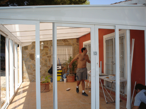 cerramientos de todo tipo de  terraza en aluminio en benidorm alicante la nucia altea