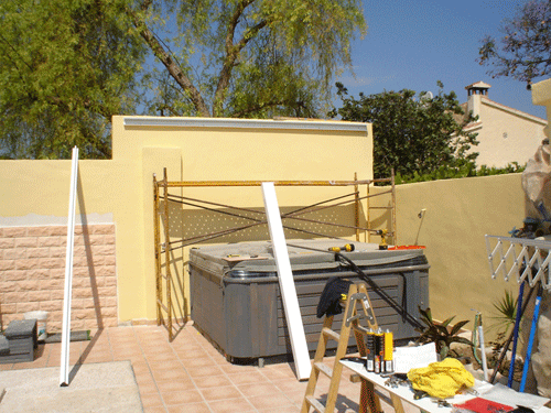 carpinteria  de aluminio de  todo tipo de  terraza en aluminio en benidorm alicante la nucia altea