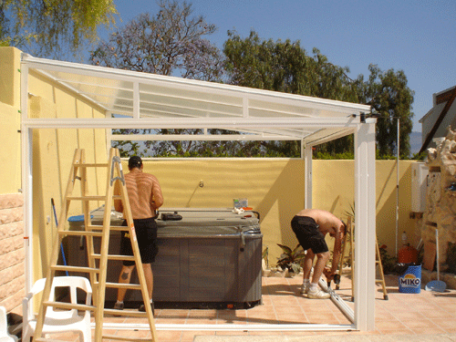 carpinteria  de aluminio de  todo tipo de  terraza en aluminio en benidorm alicante la nucia altea