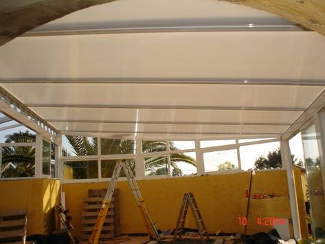 carpinteria  de aluminio de  todo tipo de  terraza en aluminio en benidorm alicante la nucia altea